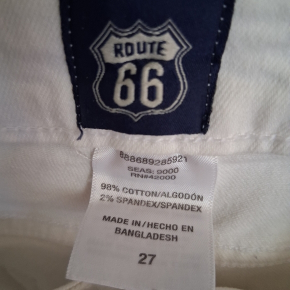 White Boot Cut Jeans - Picture 4 of 6